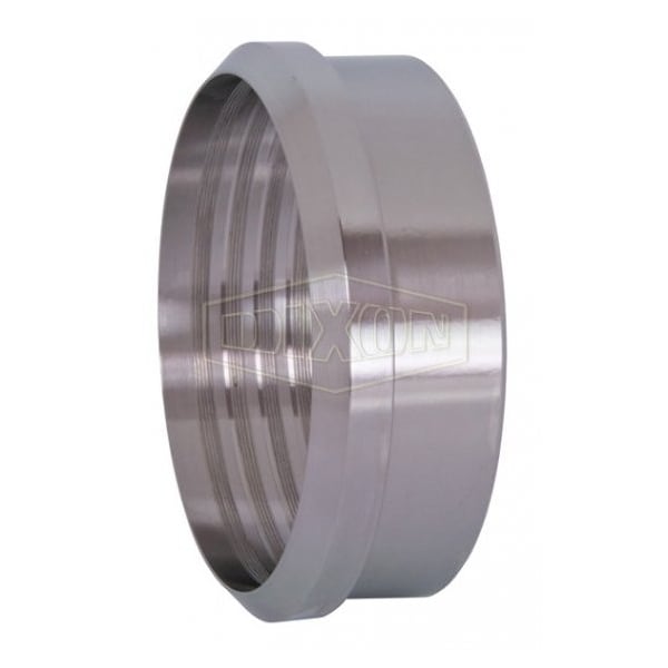 Recessless Ferrule, 1 in Nominal, Plain Beveled Seat End Style, 304 SS, Domestic